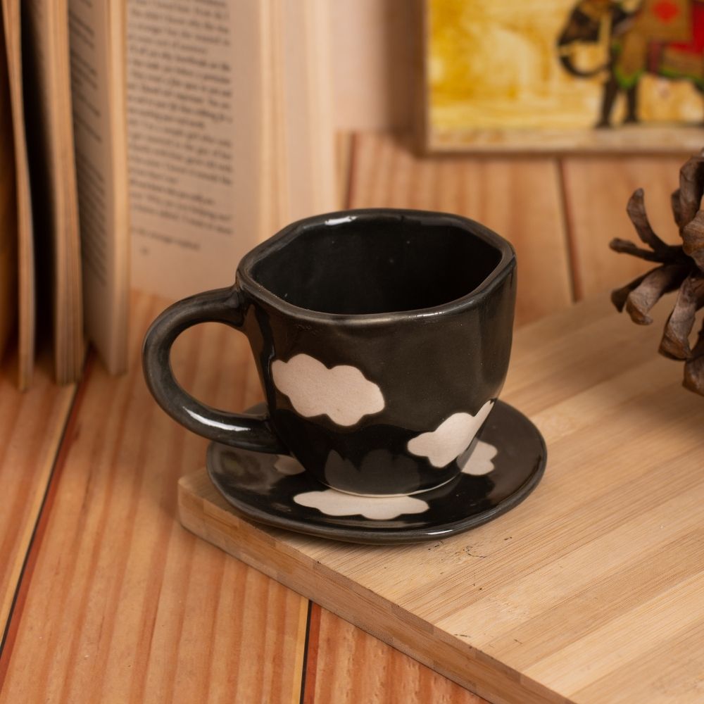 Black Cloud Cup saucer