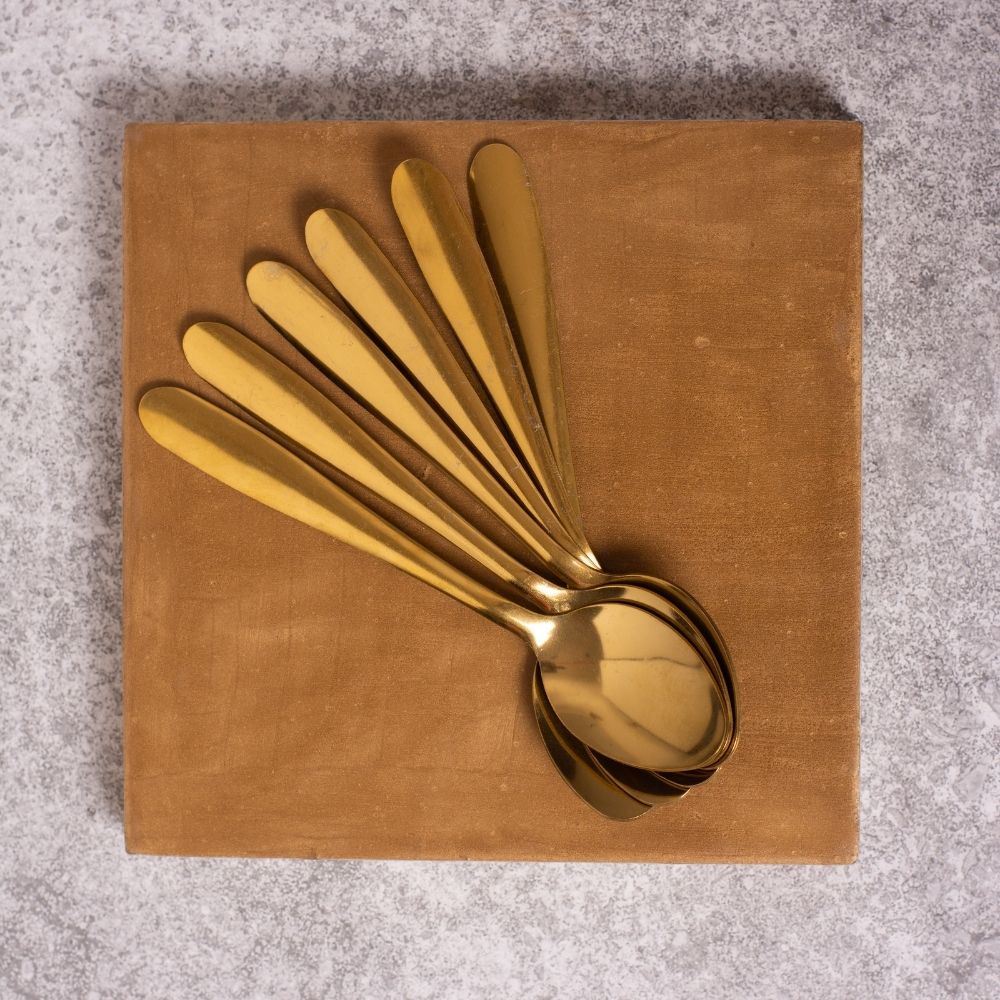 Golden Spoon Set of 6