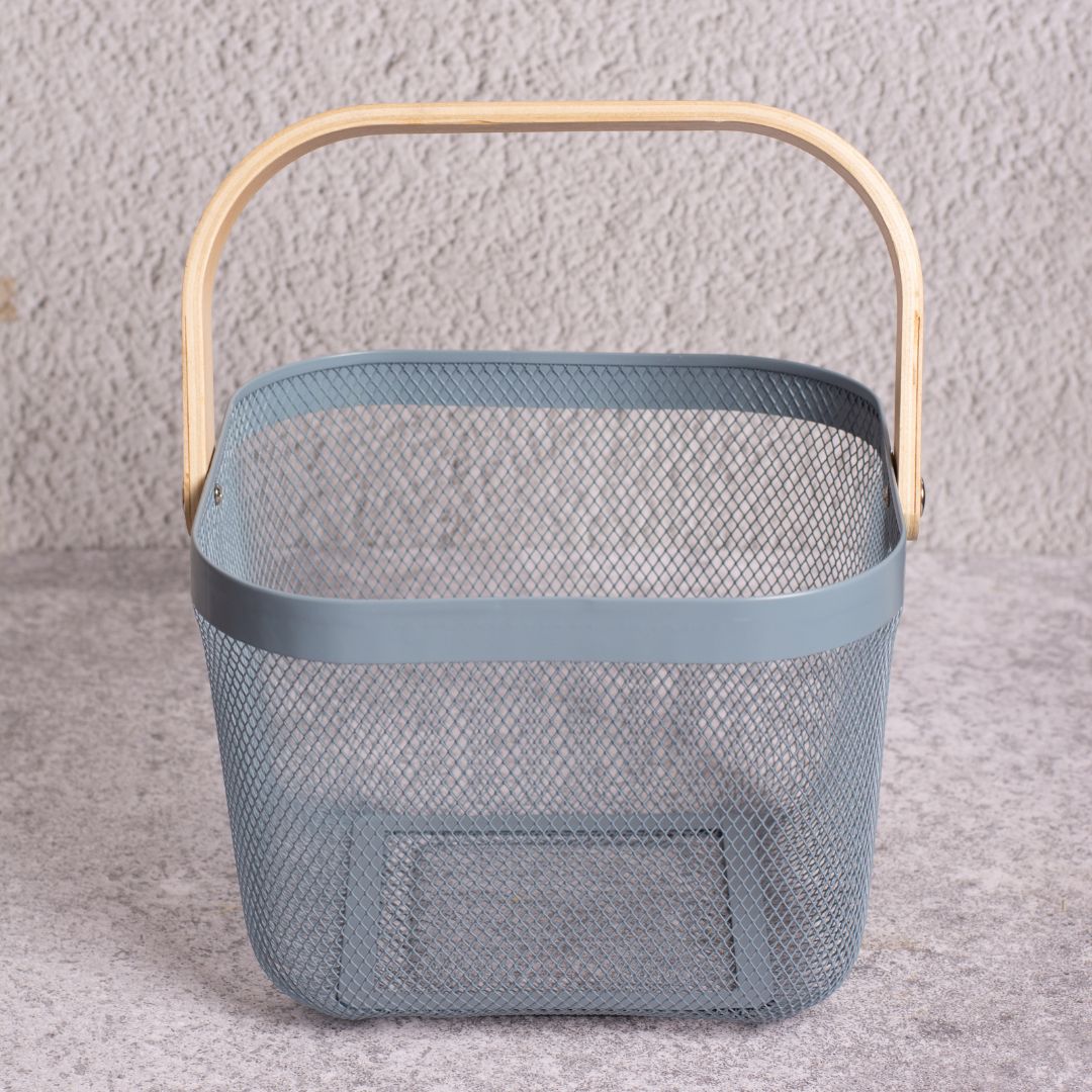 Fruit Basket With Wood Handle