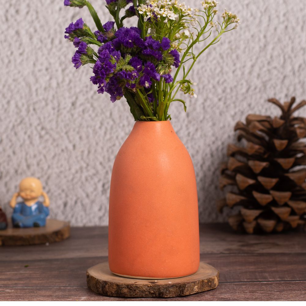 Orange Vase Small