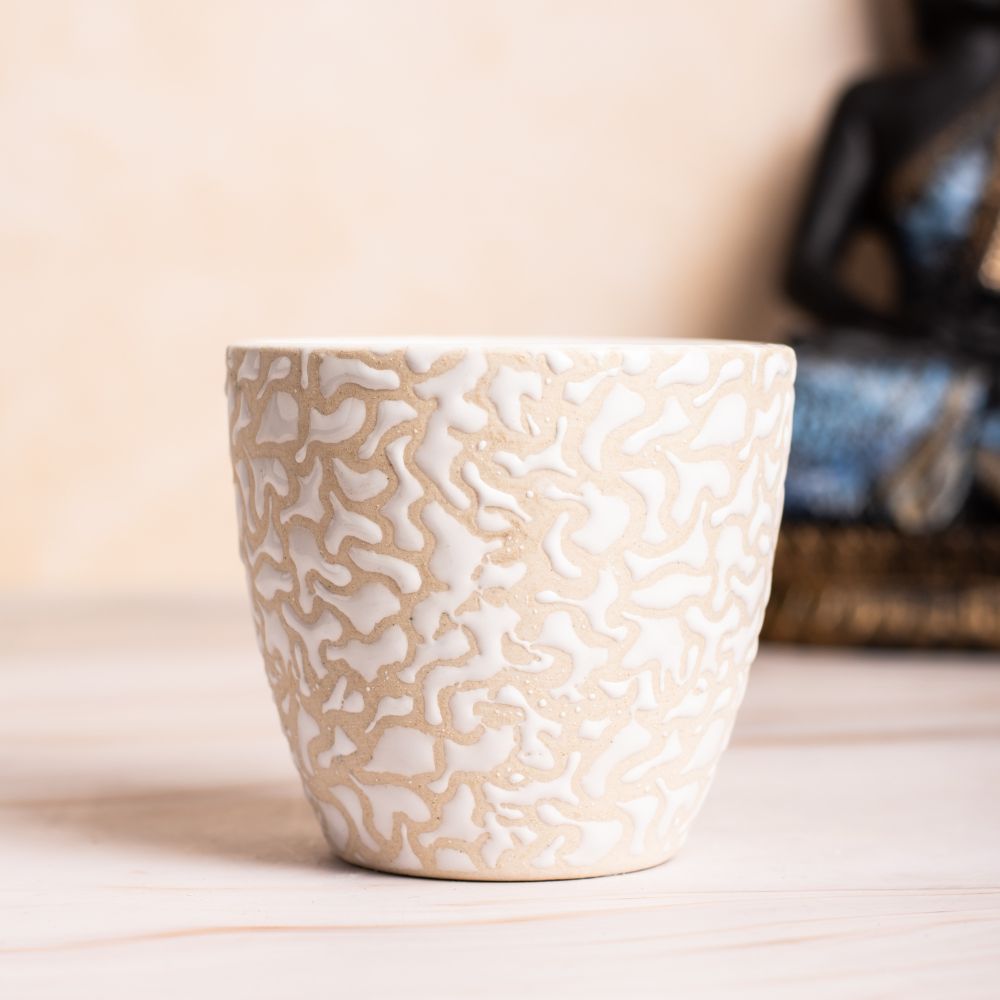 Worli White-Beige Planter