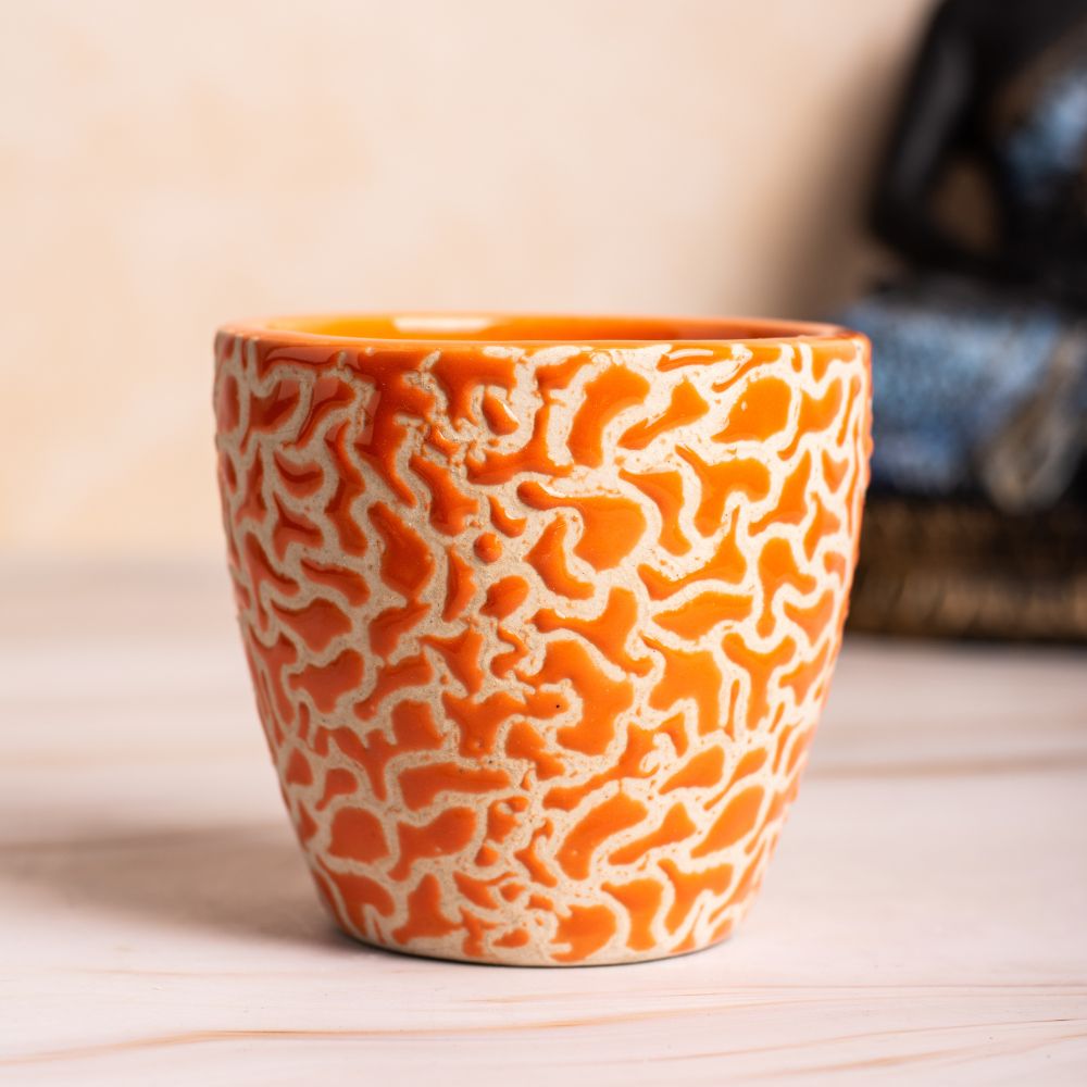 Worli Orange-Beige Planter