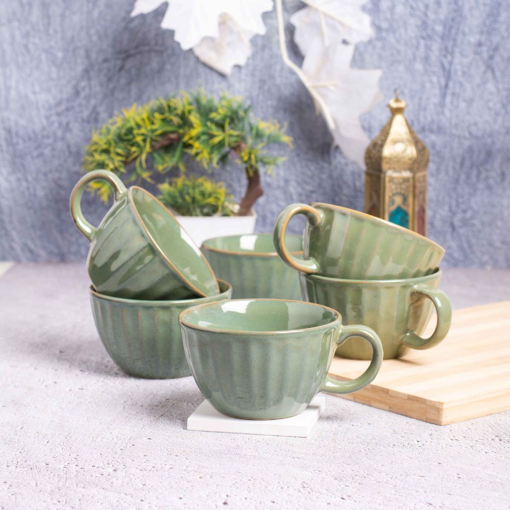Fern Green Mugs