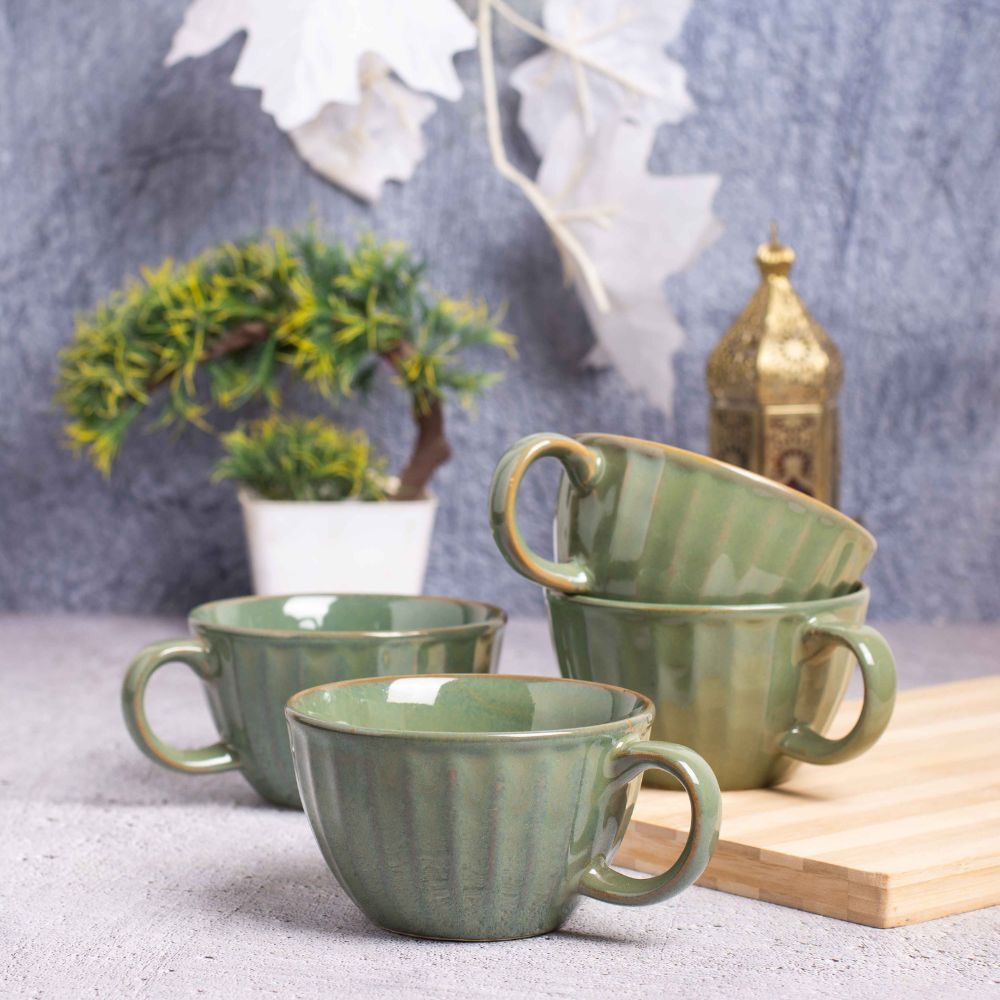 Fern Green Mugs