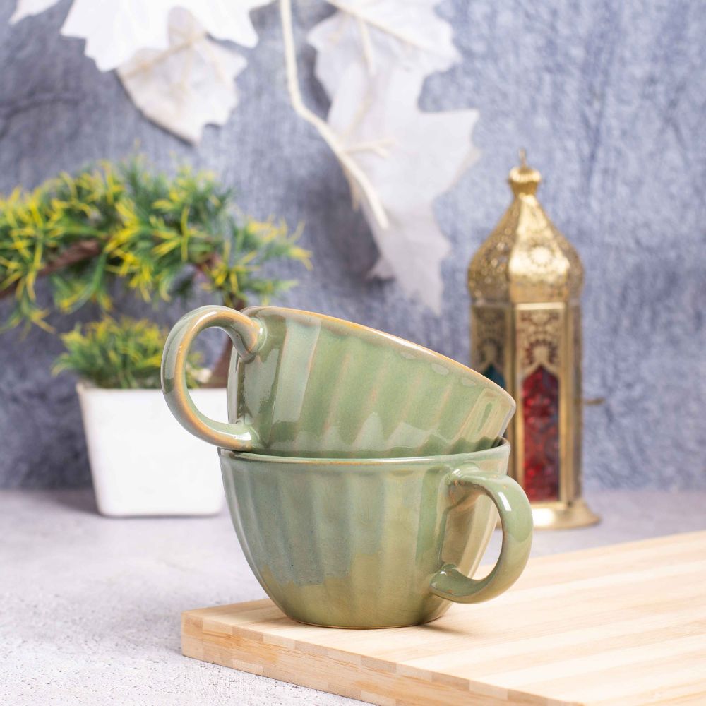 Fern Green Mugs