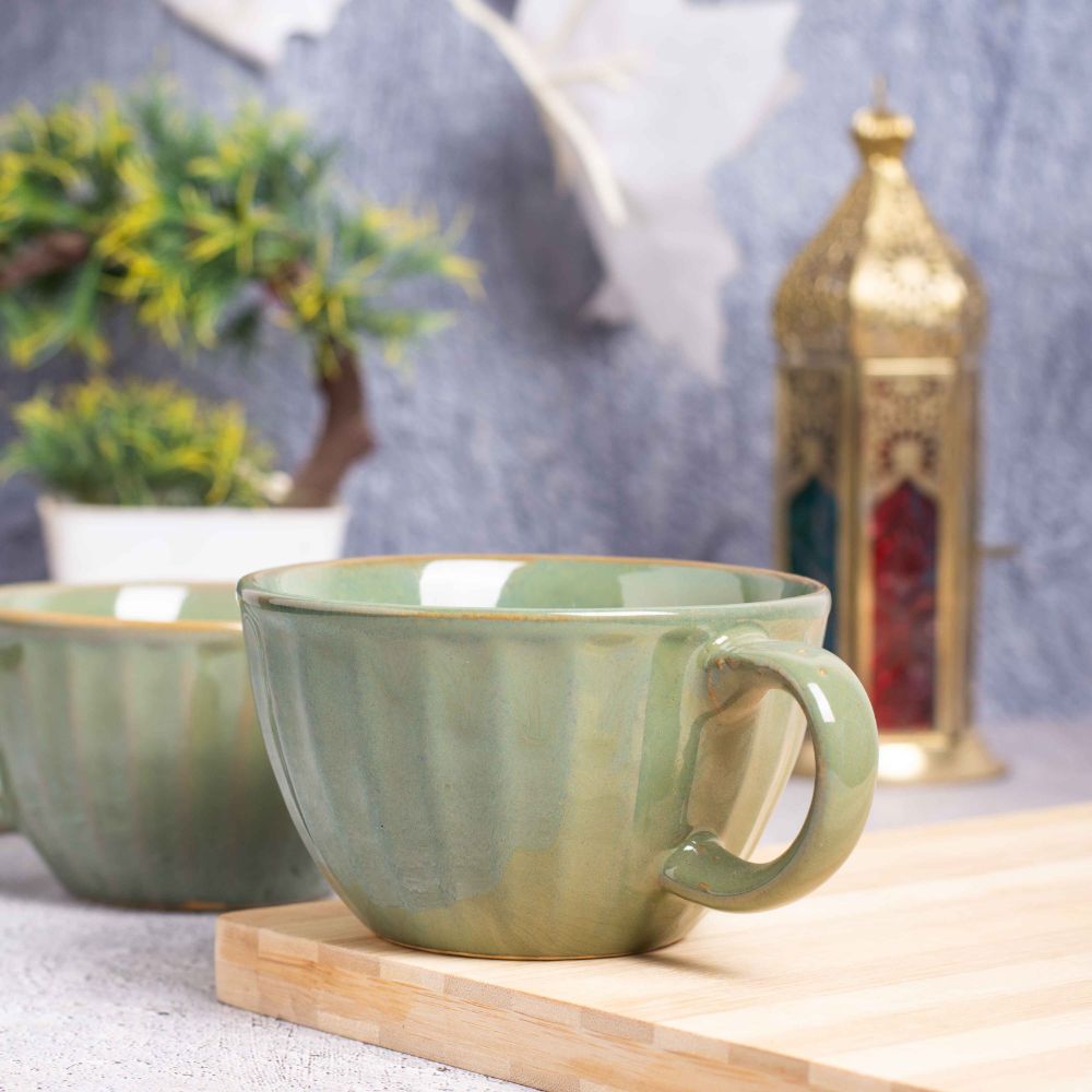 Fern Green Mugs