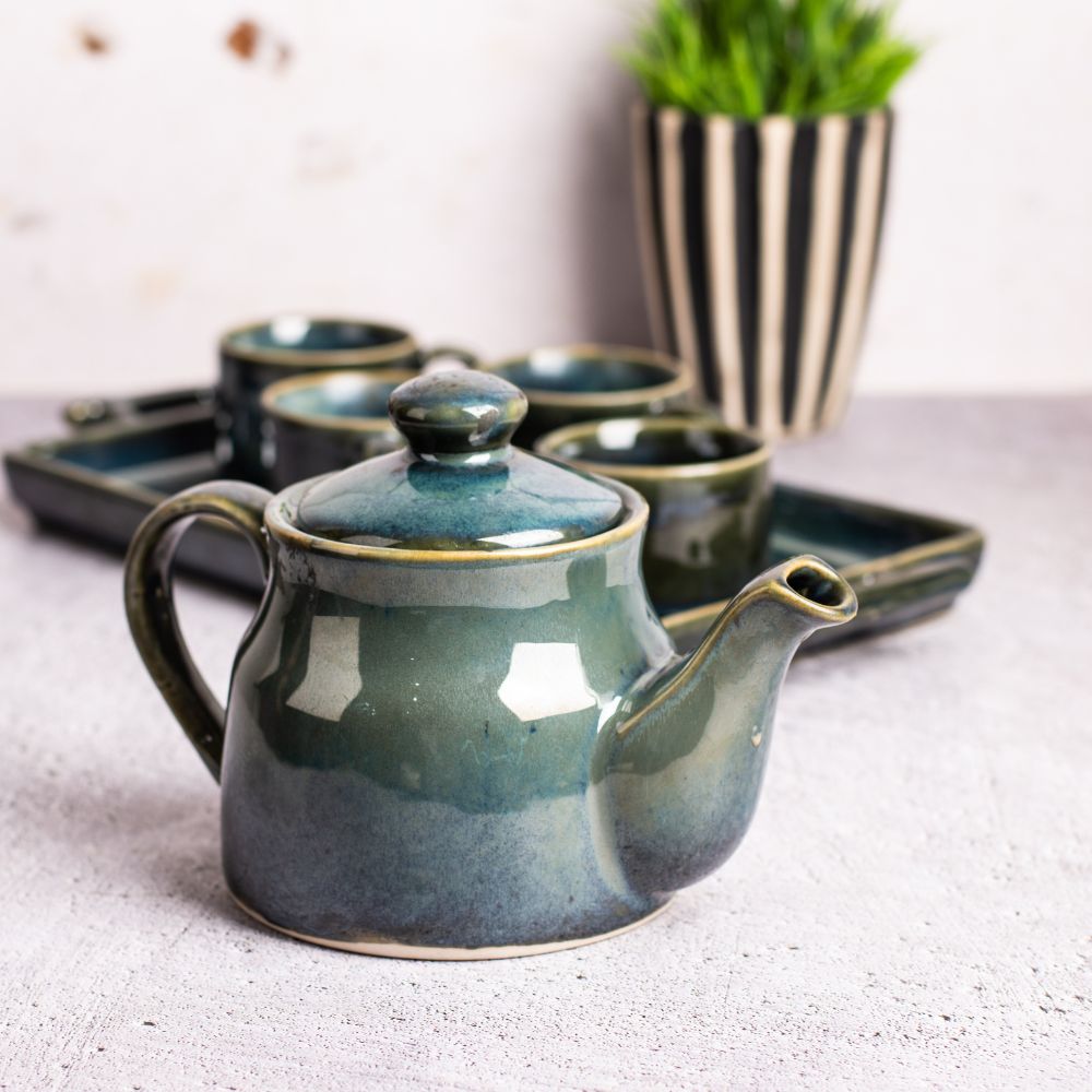 Emerald tea set
