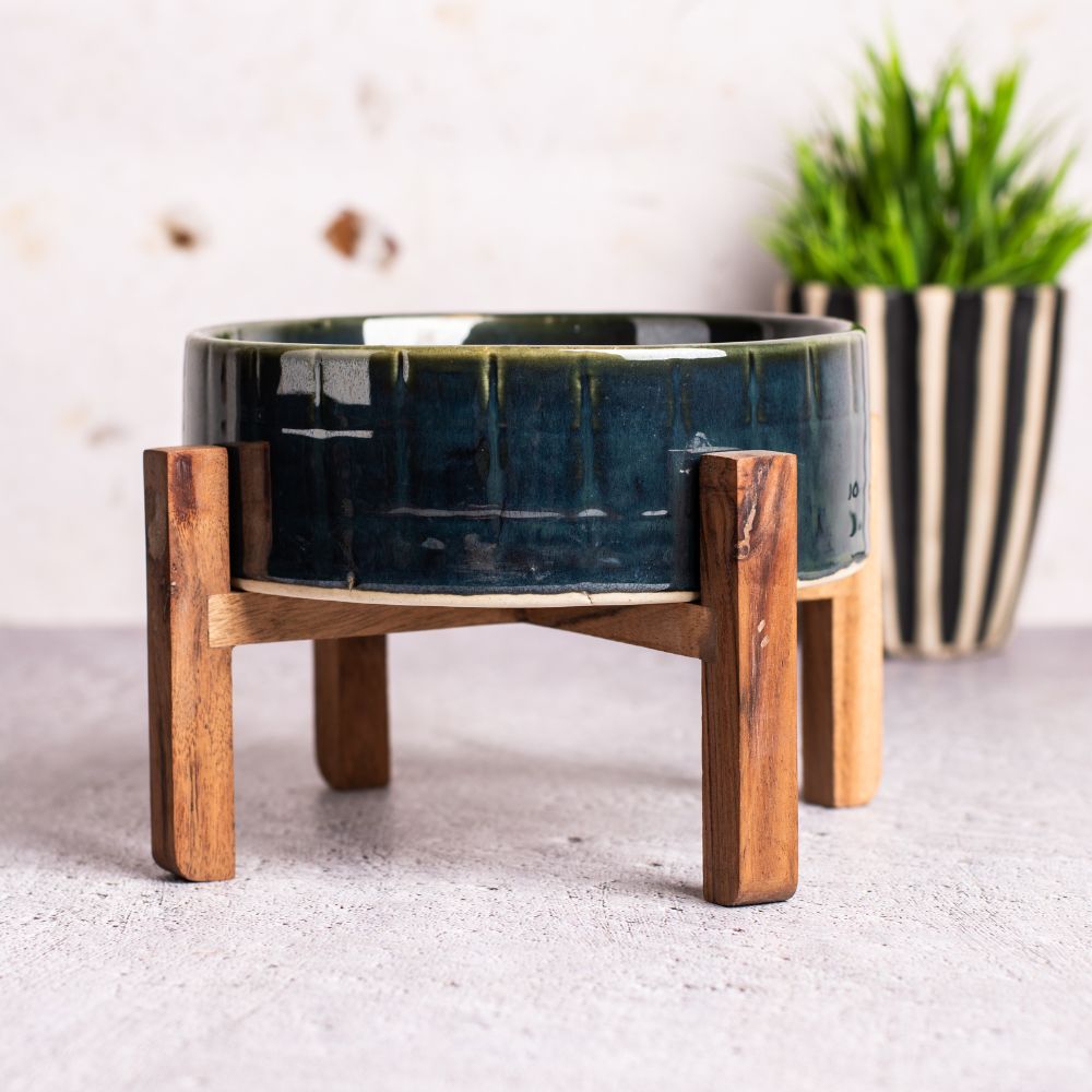 Emerald serving bowl
