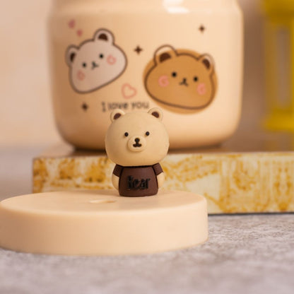 Bear Tumbler With Straw