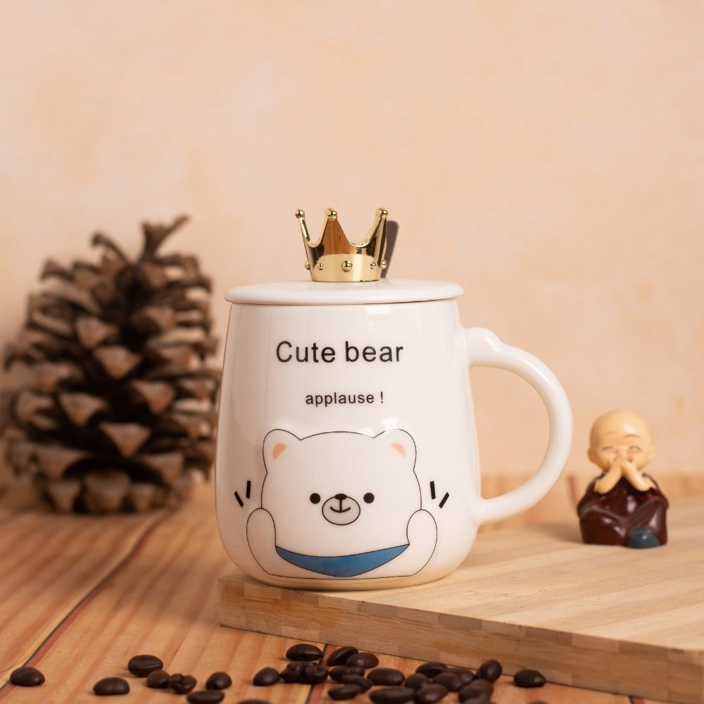 White Bear Crown Mug