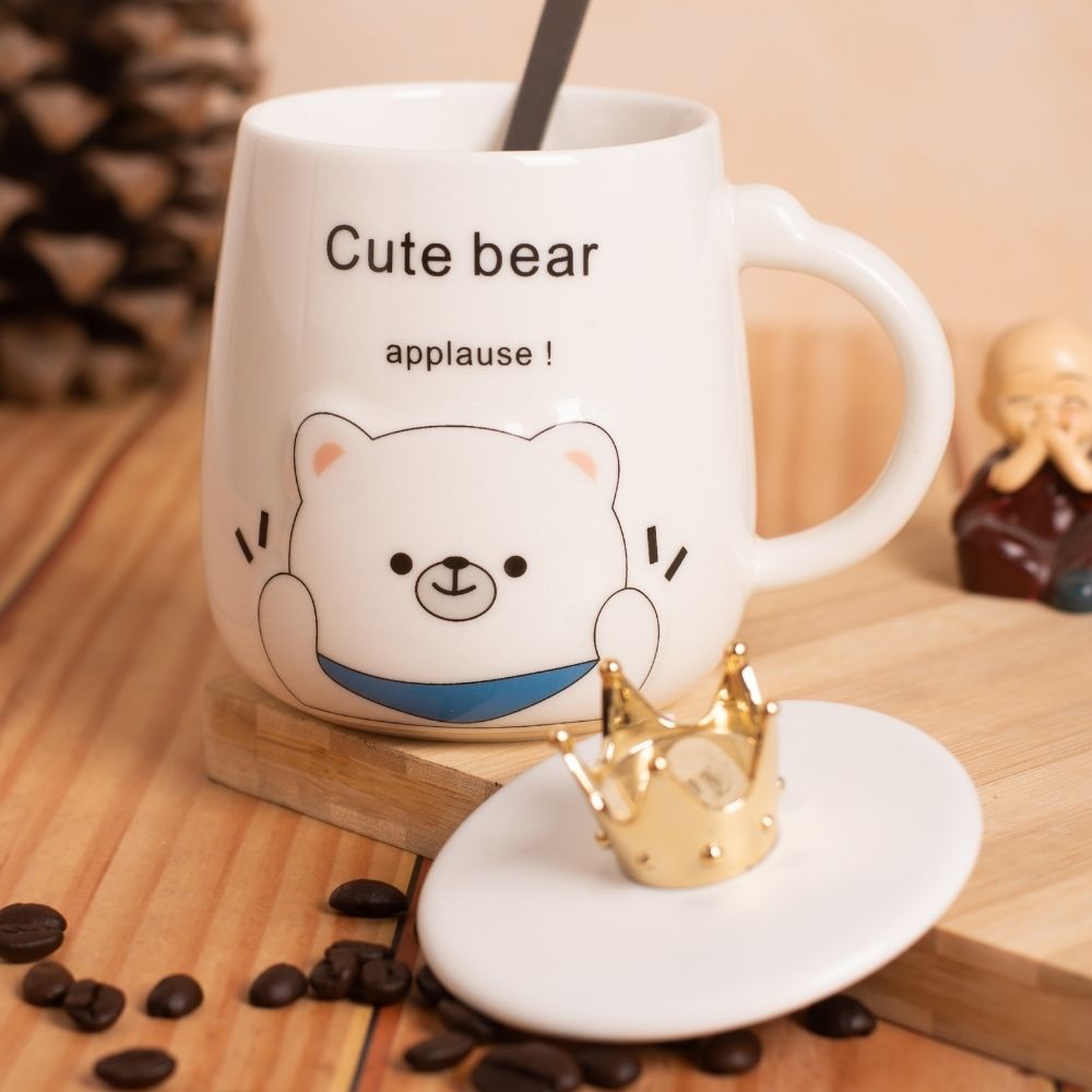 White Bear Crown Mug