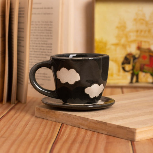 Black Cloud Cup saucer