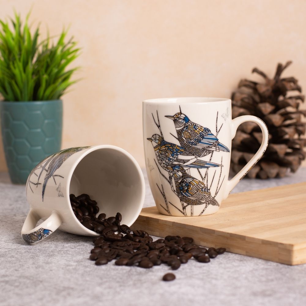 Sparrow Coffee Mug Set