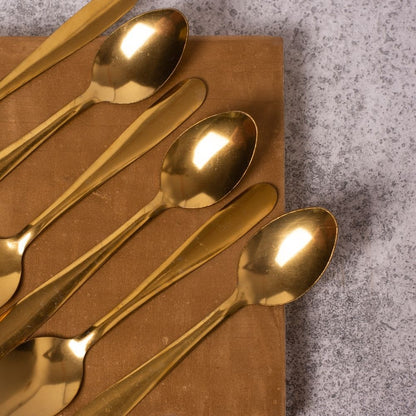 Golden Spoon Set of 6