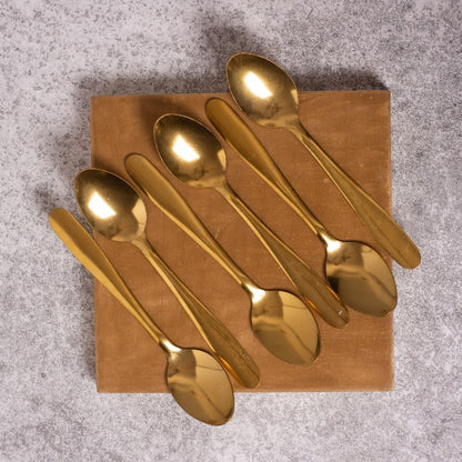 Golden Spoon Set of 6