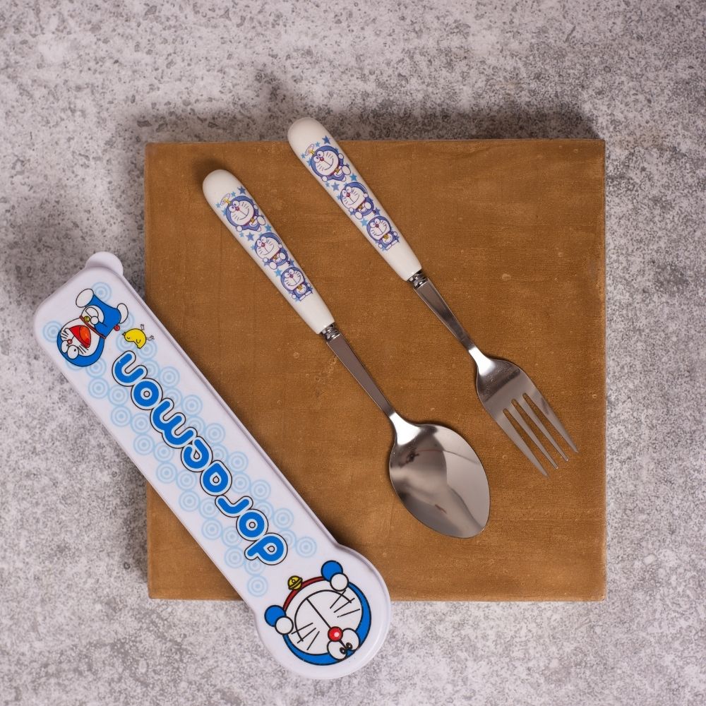 Doraemon Fork And Spoon Set