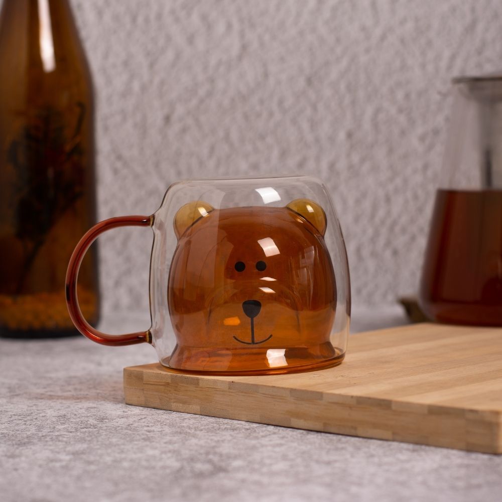 Bear Glass Mug