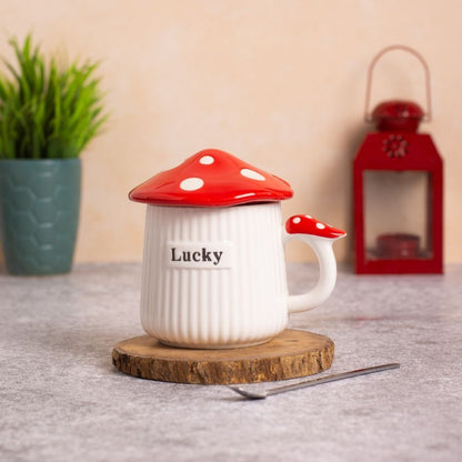 Red Mashroom Coffee Mug