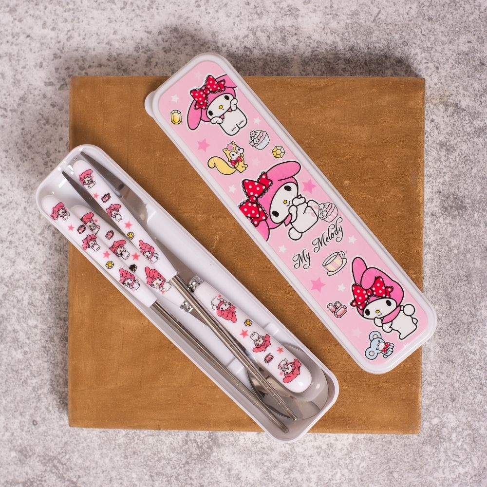 My Melody Cutlery Set