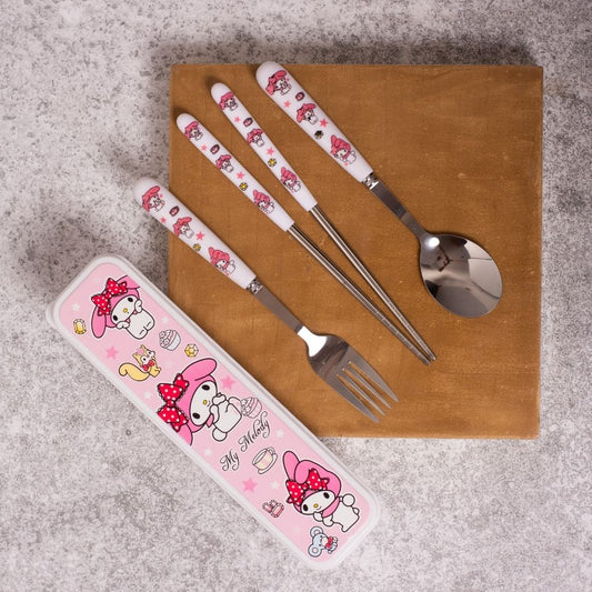 My Melody Cutlery Set