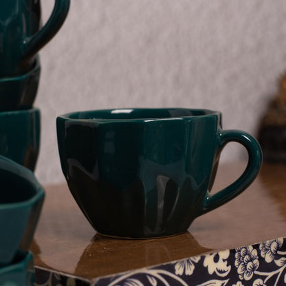 Evergreen Tea Cups Set of 6