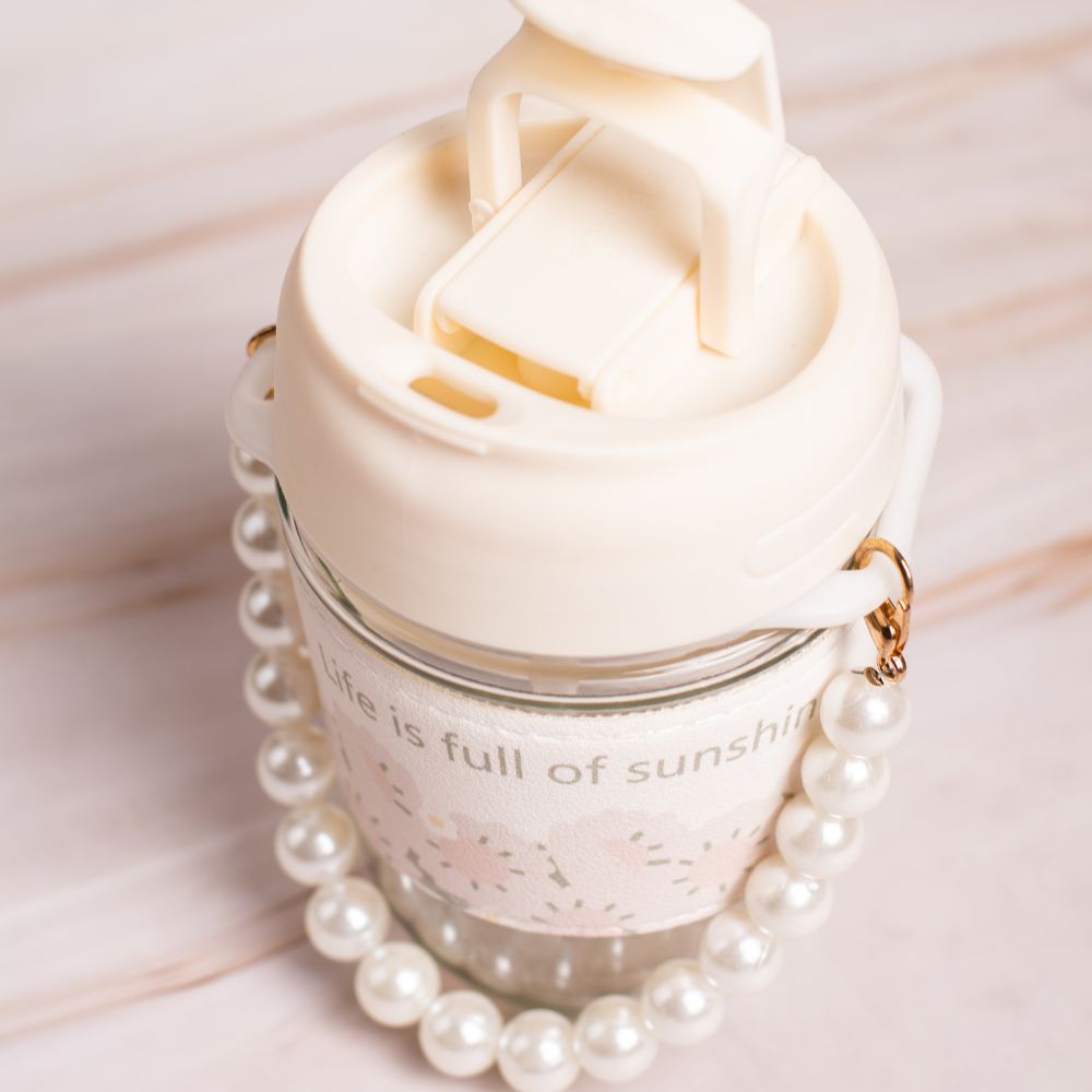 Sipper Bottle with pearl handle