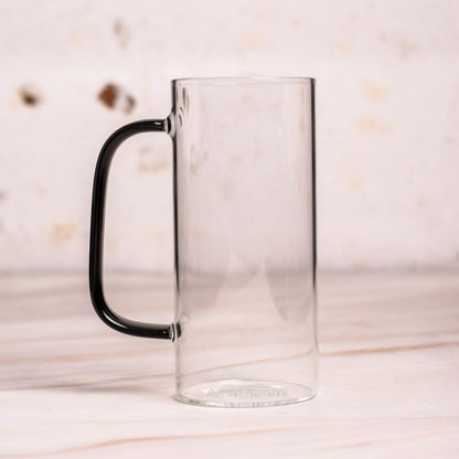 Round borosilicate mugs set of 2