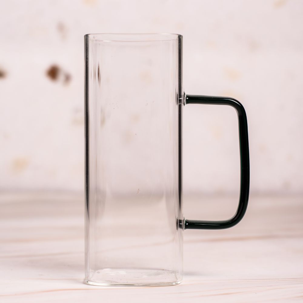 Square Borosilicate Mugs Set of 4