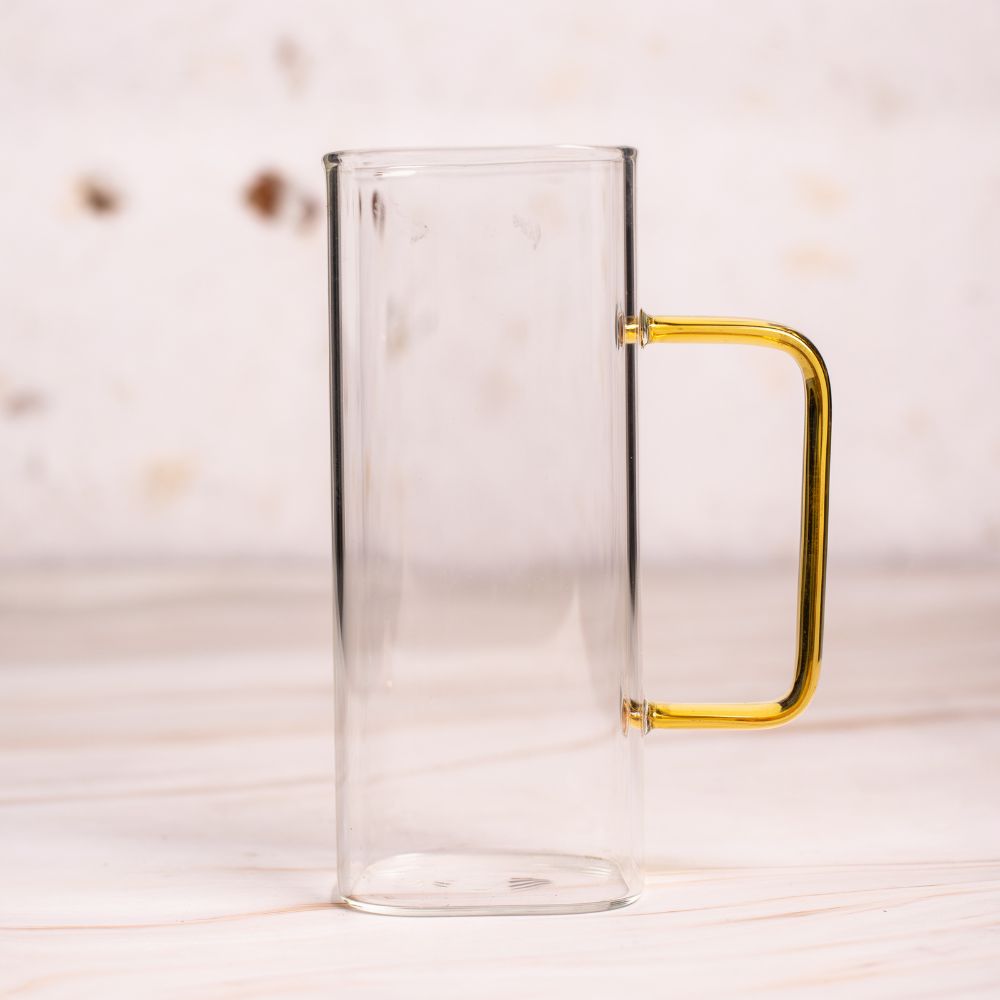 Square Borosilicate Mugs Set of 4