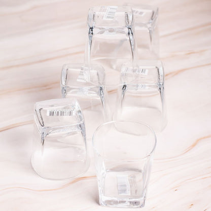 Square Shape Whisky Glass Set of 6