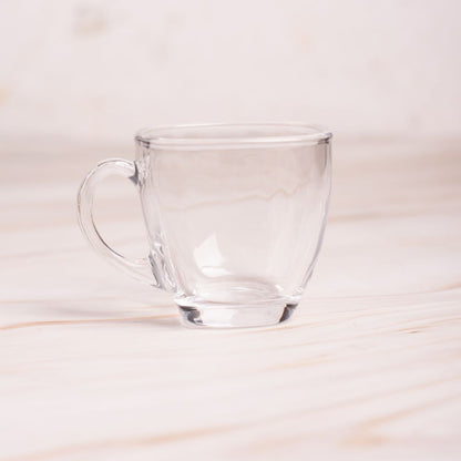 Square Glass Tea Cups set of 6