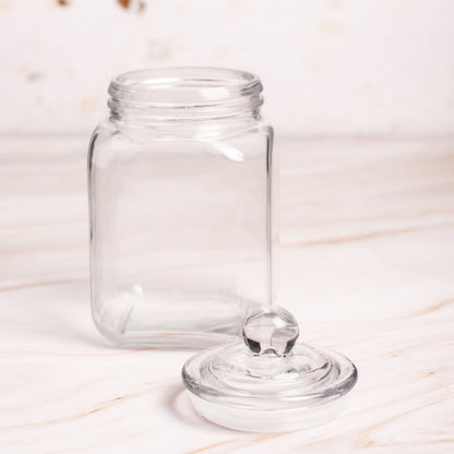 Glass Jar Set of 2