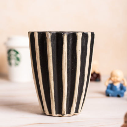 Tumbler Black-White Striped Planter #AHatkarChoice