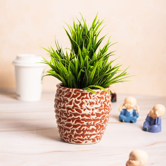 Matka Red-White Planter