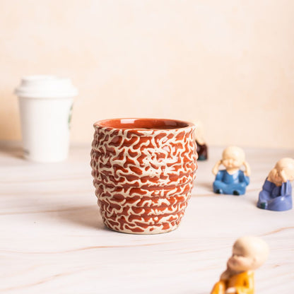 Matka Red-White Planter