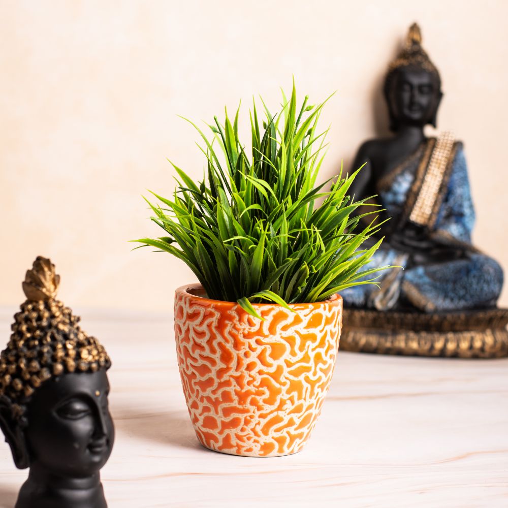 Worli Orange-Beige Planter