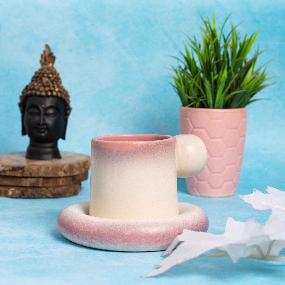 Blush Bloom Mug & Tray Set