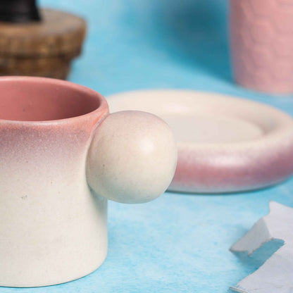 Blush Bloom Mug & Tray Set