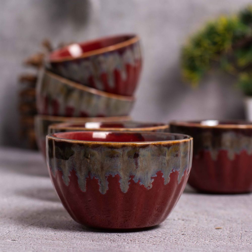 Garnet Bowl Set of 6