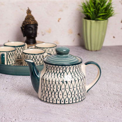 Emerald Elegance Tea set