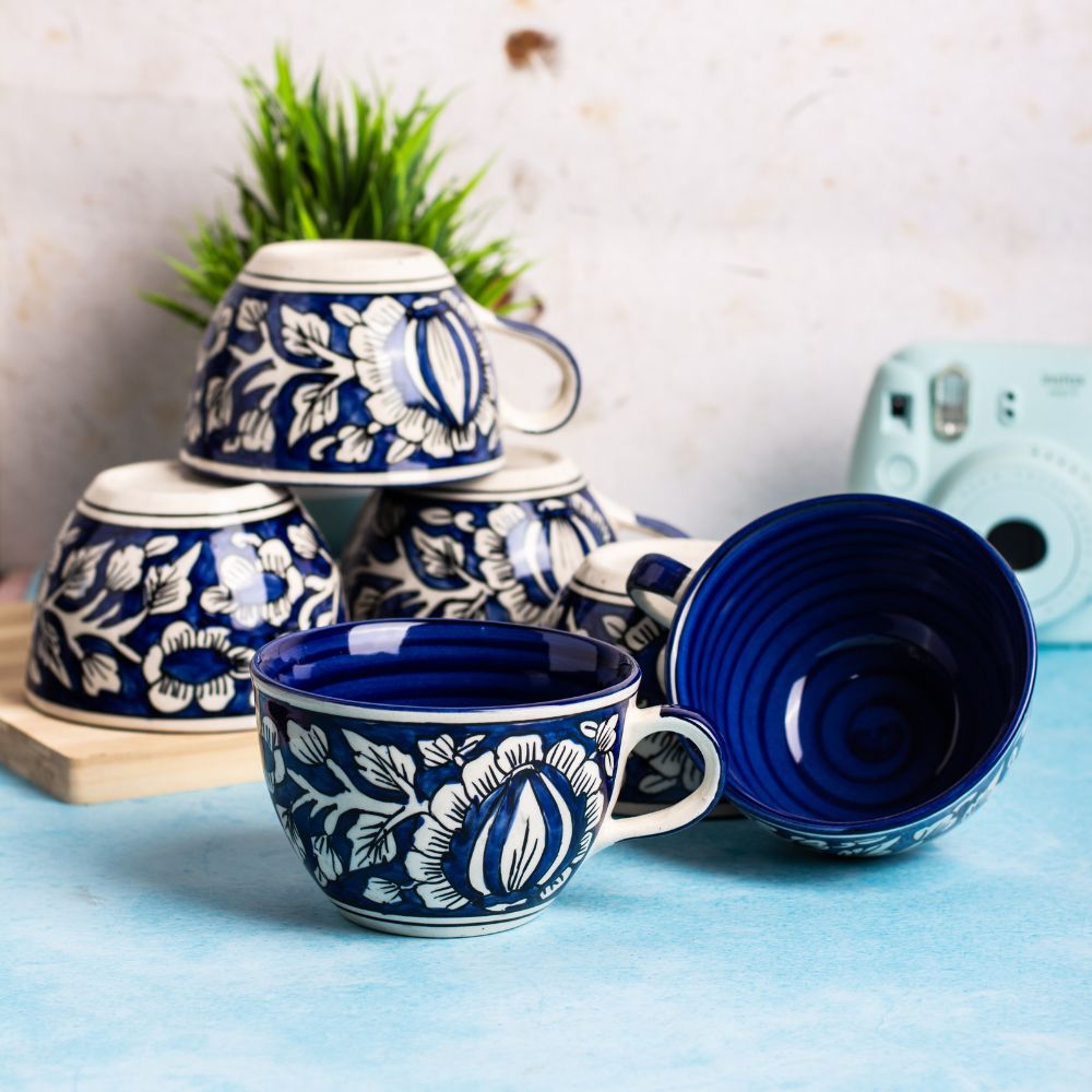 Delphinium mugs