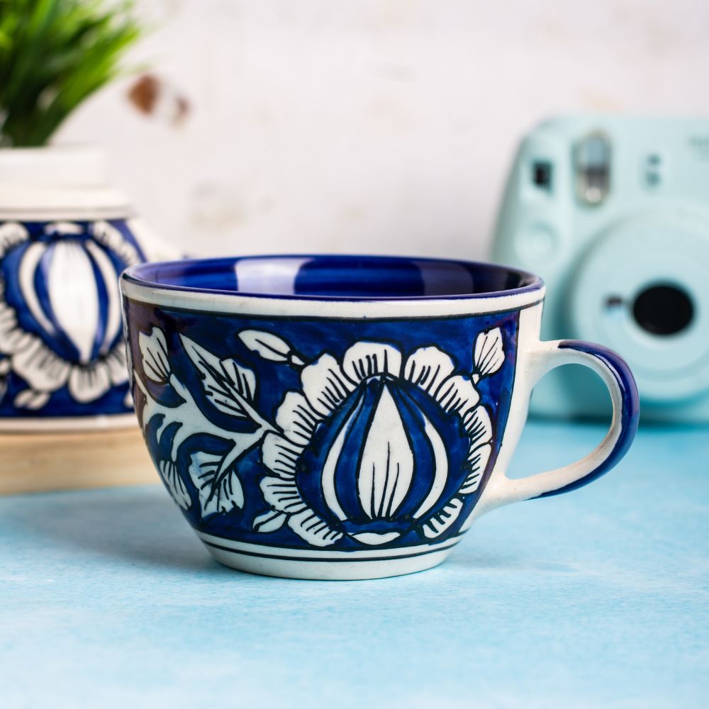 Delphinium mugs