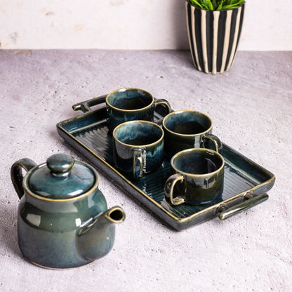 Emerald tea set
