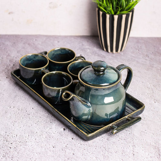 Emerald tea set