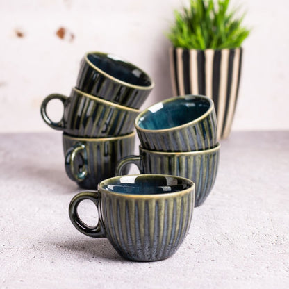 Olive Tea Cup Set of 6