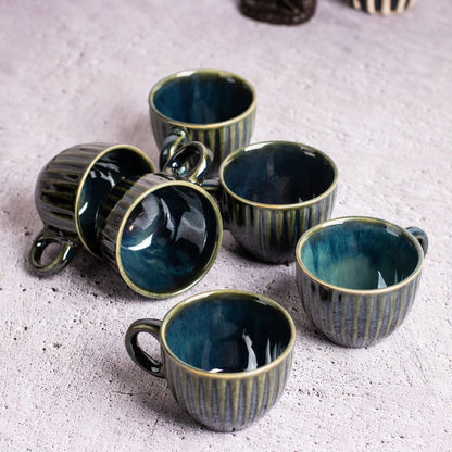 Olive Tea Cup Set of 6