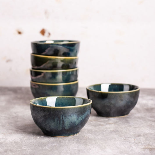 Evergreen bowl set of 6