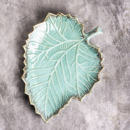 Caribbean Leaf Serving Platter